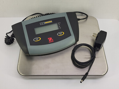 OHAUS ES30R ES Series 30 kg Lab Bench Scale 12.2'' x 10.8'' SS Platform - Working!