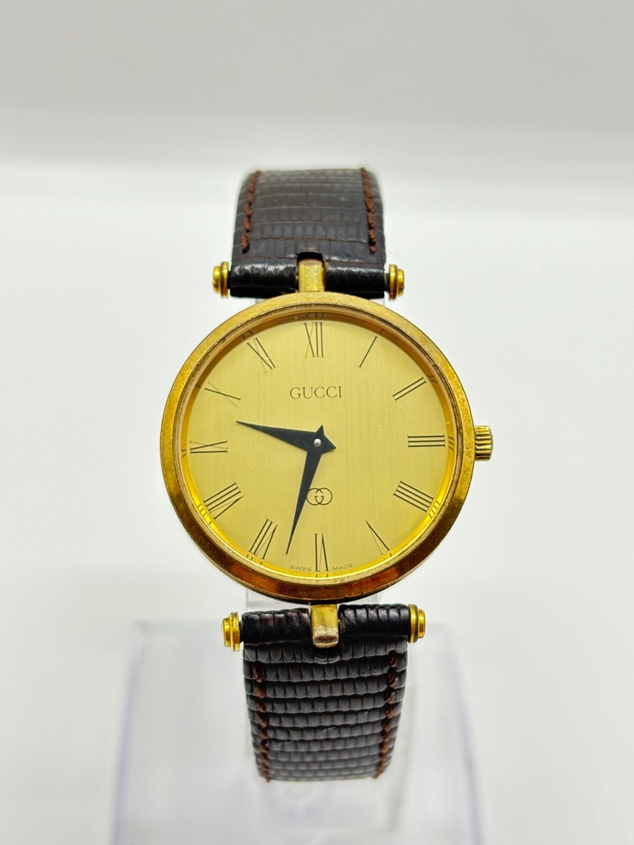 OLD GUCCI Shelley Line Quartz Watch グッチ Vintage GUCCI SHELLY LINE 30mm Quartz Watch (New Battery & 30 Day