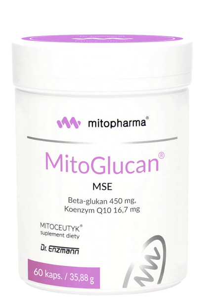 Mitoglucan MSE Dr. Enzmann® - Betaglucano - 60 Cápsulas - Resistente (Alemania)