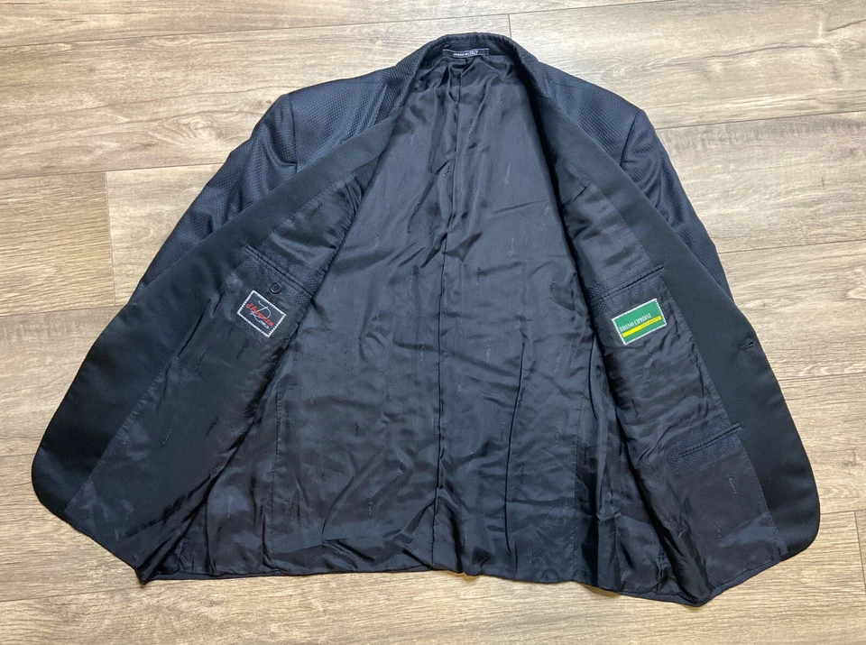 Blazer chaqueta deportiva 100 % seda vintage 1999 D’Avenza Roma Bruno Cipriani Foto 4 de 4