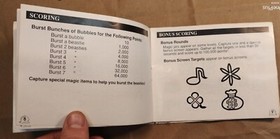 Bubble Bobble NES Nintendo Original Instruction Manual Booklet Only