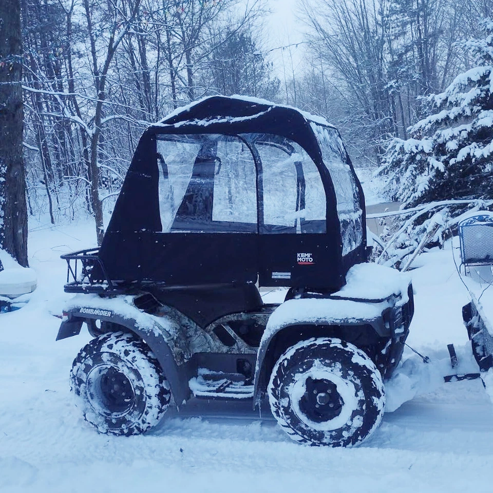Gabinete de cabine ATV tampa de cabine proteção externa neve para Can Am Outlander Honda - Imagem 2 de 4