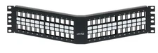 Leviton 49256-H48 QuickPort Modular Angled RackMount Patch Panel 48-Port 2RU new