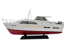 Chris Craft Commander 47 RC Convertible -  32" - Handcrafted Wooden Model Boat