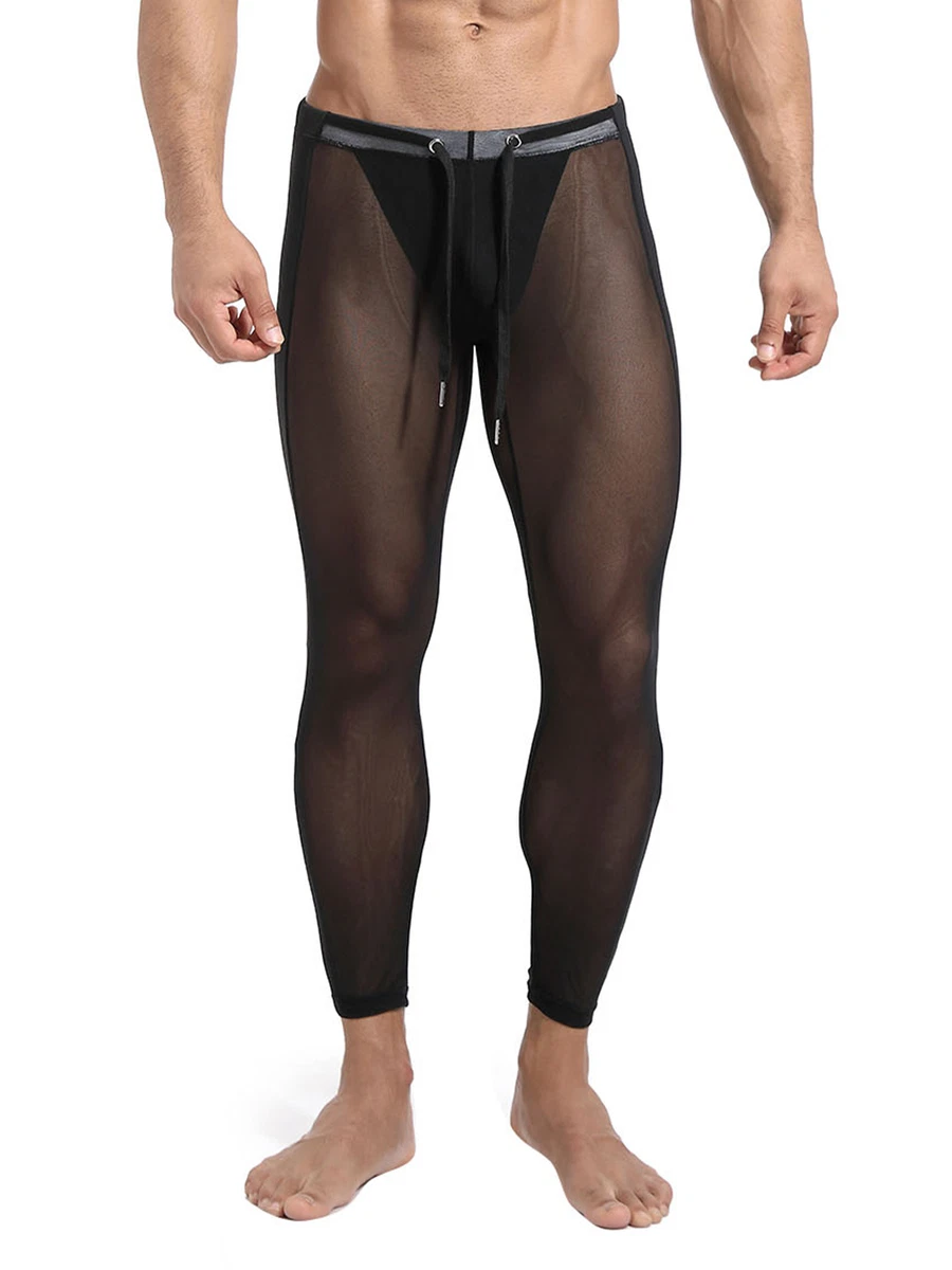 Mens see through leggings sale