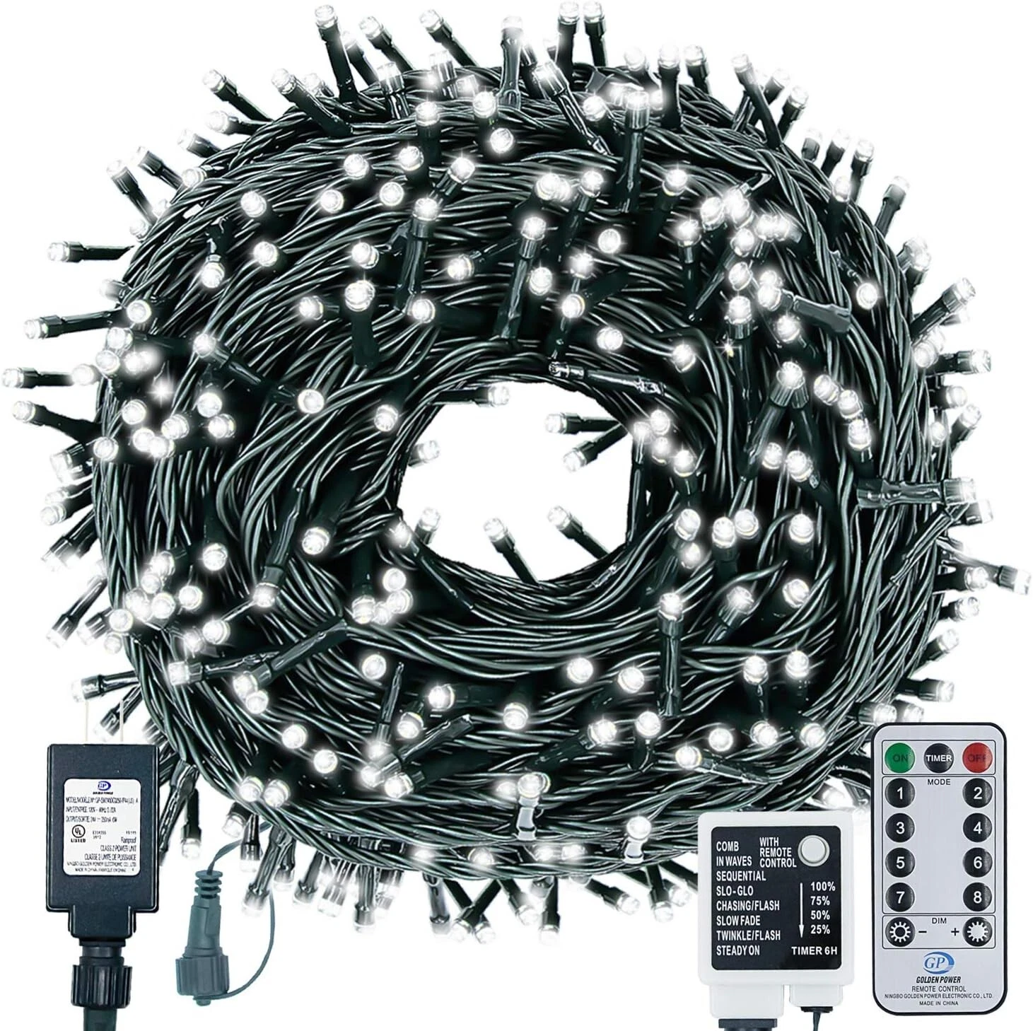 500 LED Christmas String Lights 164FT Lights with Remote Waterproof, decoration
Opens in a new windo