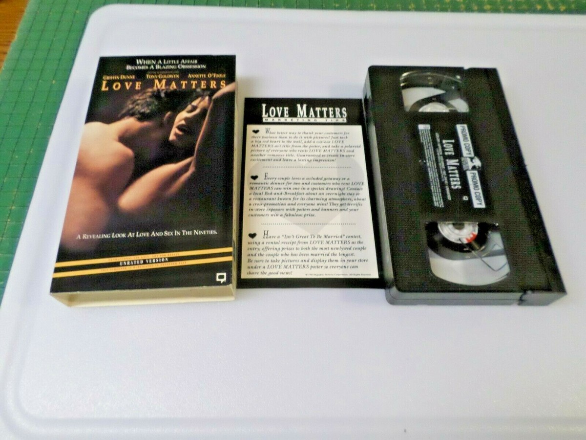 LOVE MATTERS (1993) - (VHS, 1993) - ANNETTE O'TOOLE - PROMO COPY