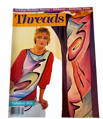 Threads Magazine N0 12 Aug Sept 1987 Finger Weaving Layered Trapunto