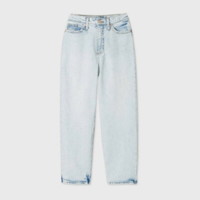 Women's High-Rise Vintage Straight Cropped Jeans Universal Thread Light Blue 14L