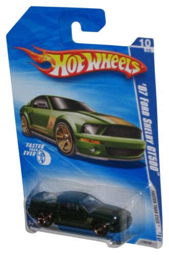 Hot Wheels Faster Than Ever '10 (2009) Green '07 Ford Shelby GT500 Car 138/240 - Picture 1 of 1