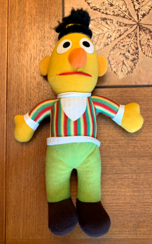 1970's Knickerbocker Sesame Street Bert Plush Stuffed Doll 12" GUC