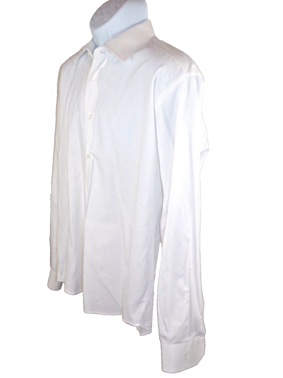 YVES SAINT LAURENT camicia bianca manica lunga con polsini a botte 18 45 Italia