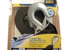BOAT TRAILER WINCH STRAP HEAVY DUTY 279 F14213 3" WEBBING 25 FT LOOP END BOATING