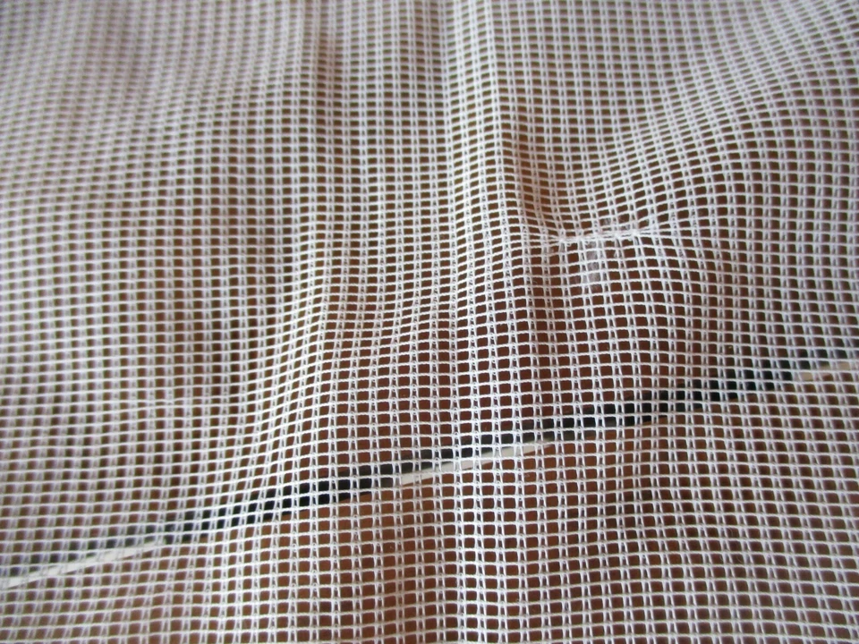 Rideau N°99 blanc moustiquaire berceau ? 380 x 142 cm   tulle  - Photo 4/4