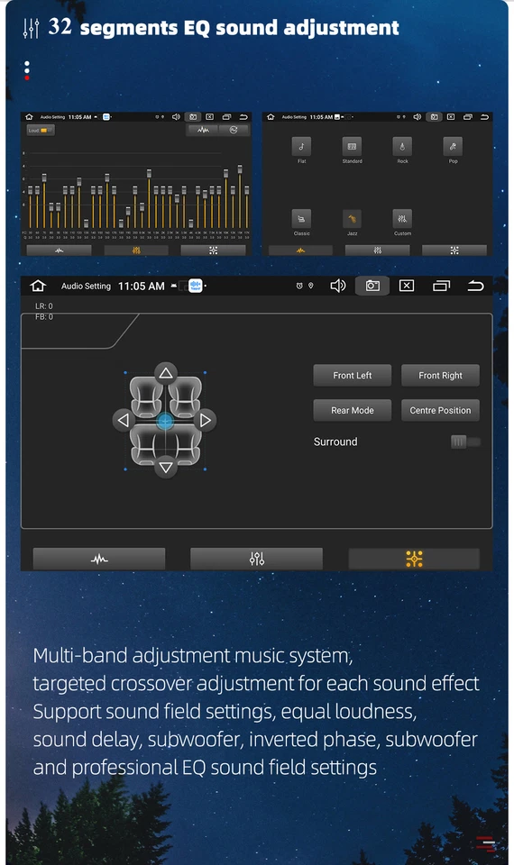 13.3" Android 12 Radio Stereo Head Unit 2+32GB For Toyota Fortuner Hilux 2005-14 - Image 4 of 4