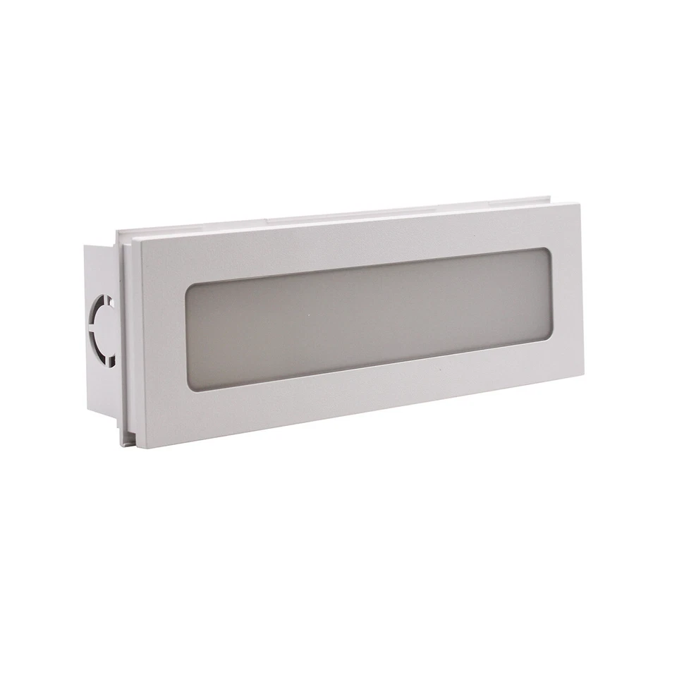 SILAMP SEGNAPASSO LED 6W 220V IP65 BIANCO OPACO INCASSO LUCE SWITCH 3000K-4200K-6400K