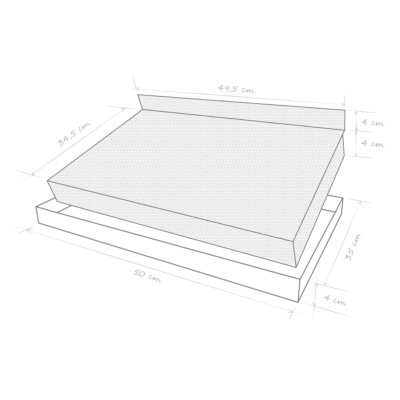 50x35 Aschekasten mit Kohlerost Set Feuerrost Grillkamin Ersatz Kamineinsatz Neu