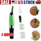 Hot Men Nose Ear Face Neck Eyebrow Hair Mustache Beard Trimmer Shaver Clipper PE