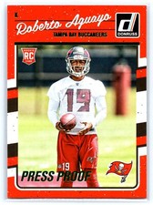 2016  Donruss Football #337 Roberto Aguayo Press Proofs Green  Tampa Bay