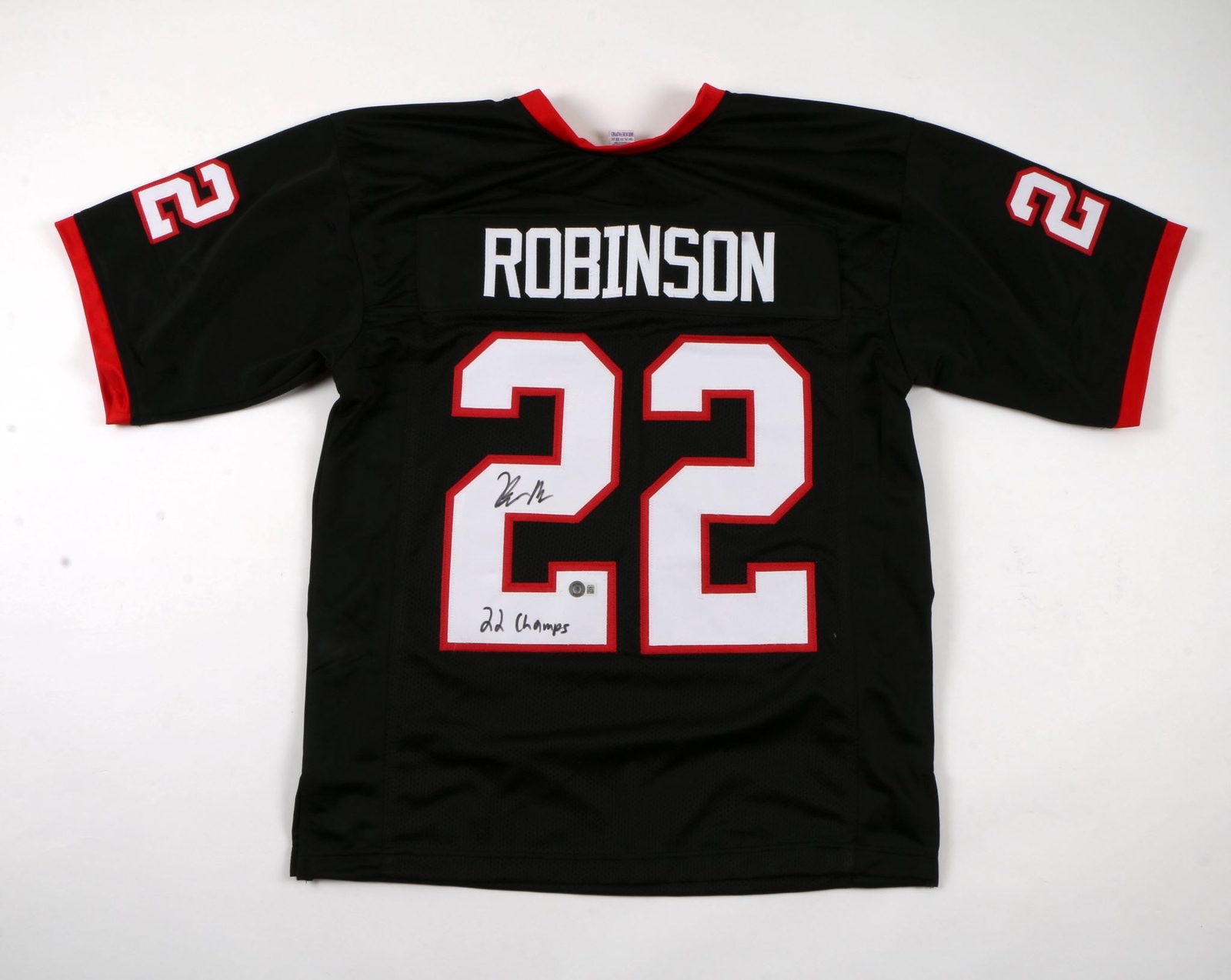 Branson Robinson Autographed Signed Georgia Bulldogs Jersey Beckett 