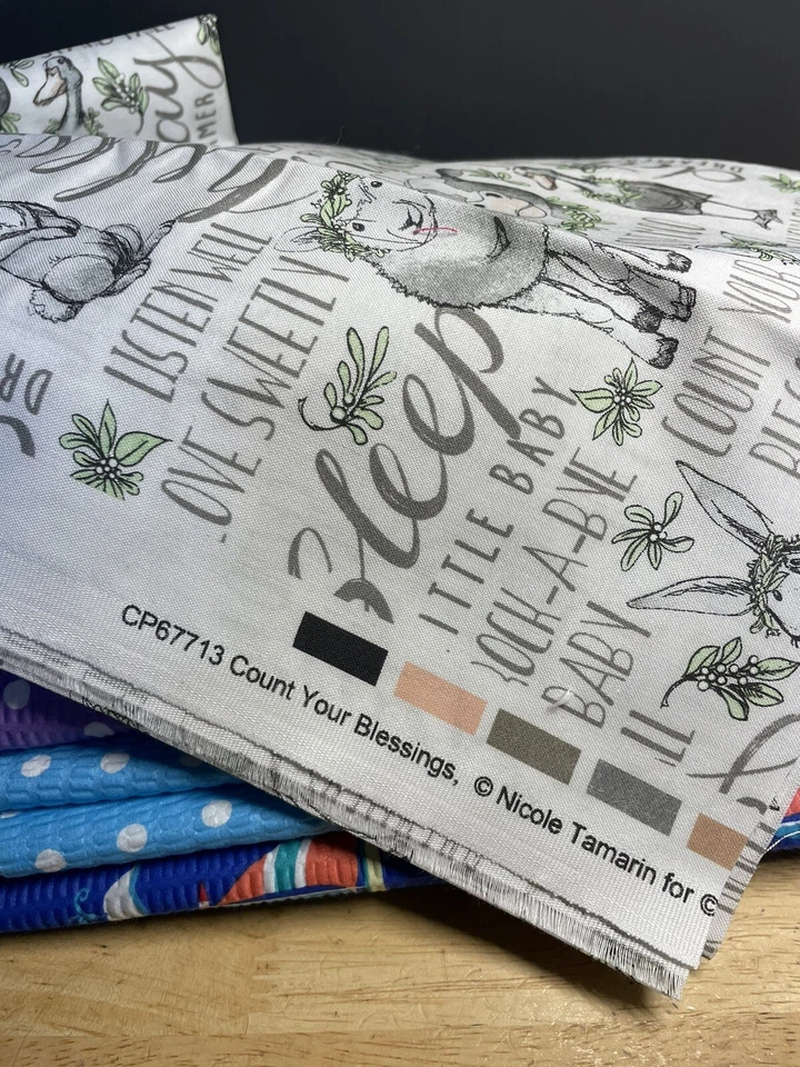 Children Quilting Cotton Fabric Lot - Image 3 of 4