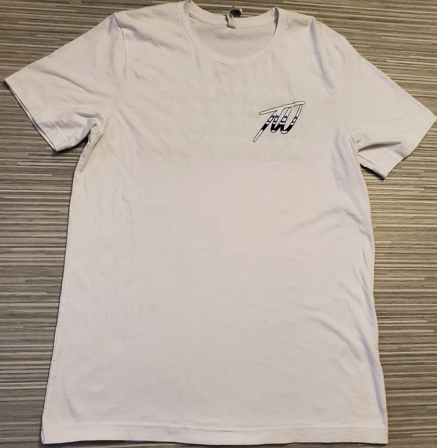 FILA T SHIRT TREVOR WALLACE Live maglietta grande bianca RARA CONCERTO schizzo comico tutto quello che ho