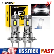 CANBUS H7 LED Headlight Super Bright Bulbs Kit White 22000LM High/Low Beam 6500K