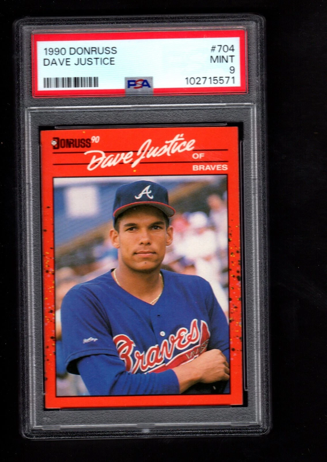 Dave Justice trading card