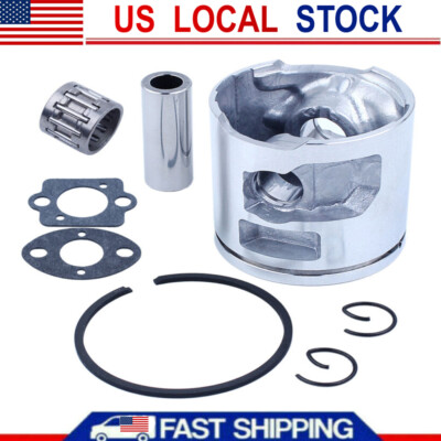 47mm Piston Ring Pin Gasket Kit For Husqvarna 455 455E 455 Rancher # 537293002