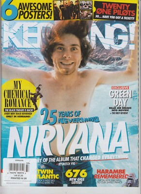 その他 kerrang NIRVANA  Cobain KURT COBAIN NIRVANA NEVERMIND KERRANG! MAGAZINE SEPT 17 2016 | eBay