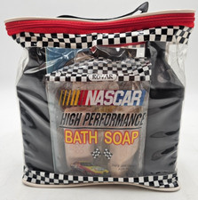 Vintage NASCAR High Performance 2 Bath Soaps & 2  Bubble Baths  & Tote by Rovar