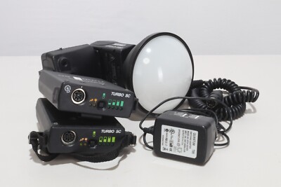 Quantum QF8C Qflash TRIO BASIC Mounted Flash w/Turbo 2X2 Battery Pack (Used)