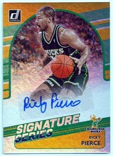 2020-21 Panini Donruss Ricky Pierce Signature Series #SG-RPC Milwaukee Bucks