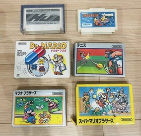Nintendo Famicom Console Japan Lots of 6 Games Boxed US TARIFF PAID