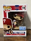 Funko POP MLB #119 Trea Turner Philadelphia Phillies Funko Shop Excl + Protector