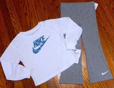 NIKE SPORT AUTHENTIC TODDLERS GIRLS BRAND NEW ORIGINAL 2Pc SET Size 3T, NWT