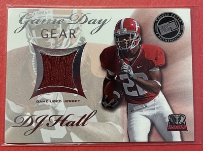 2008 Press Pass SE - Game Day Gear DJ Hall #GDG-DH (MEM, RC)