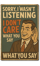 Funny Man Cave Sign 8x12 Metal Sarcastic Garage Bar Wall Decor