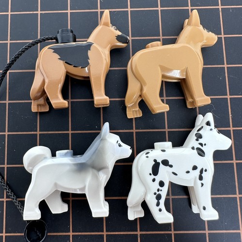 LEGO DOGS Animal German Shepherd Husky Dalmatian Authentic Minifigures Accessory