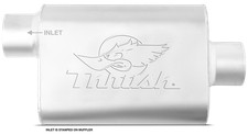 Dynomax 17657 Thrush Welded Muffler 3.0 In 3.0 Out Offsetcenter