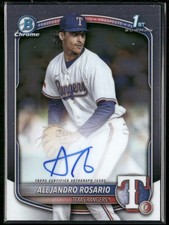 2025 Bowman Chrome #CPA-ARO Alejandro Rosario Prospect Autographs