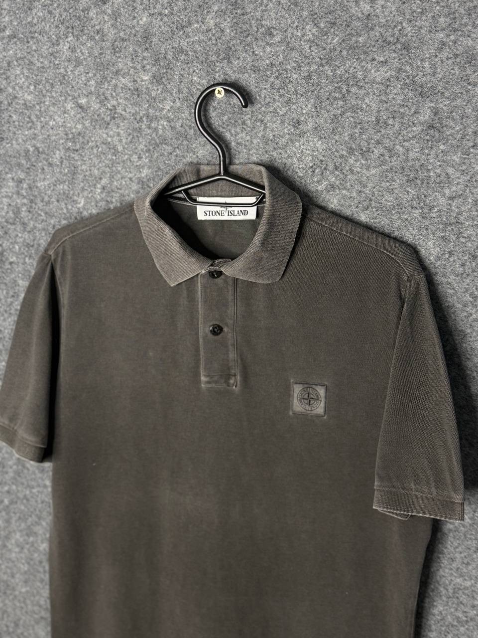Stone Island Patch Program Gray Polo mens size M - image 3