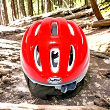 ProRider Bike Helmet, Red S/M 21-1/4" to 22-1/2”