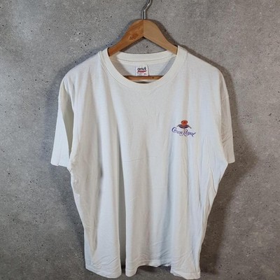 Vintage Anvil Crown Royal 90s USA Single Stitch T-Shirt Herren XL weiß