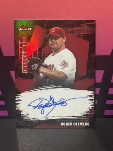 2026 Topps Finest Roger Clemens Red (RAW)