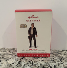 Han Solo Force Awakens 2016 STAR WARS Hallmark Ornament MIB NEW