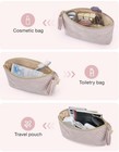 BAGSMART Small Makeup Bag Travel Cosmetic Pouch with Zipper — photo 4
