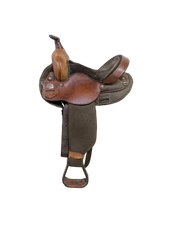 12.5 Inch Used Fabtron Western Youth Trail Saddle 1034-10928