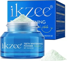 Teeth Whitening Powder - Removes Stains, Enamel Safe & Sensitivity-Free, Fresh M