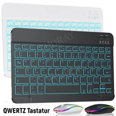 QWERTZ Beleuchtete Tastatur Maus Für Huawei MatePad SE/Pro 11/Honor Pad X9 X9Pro